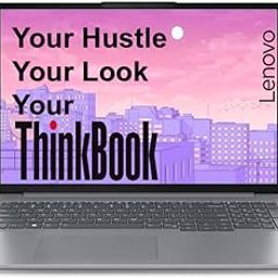 Lenovo ThinkBook 16 Intel Core 5 210H 14th Gen (8GB/512GB SSD/DOS/Fingerprint Reader) 16" WUXGA IPS 300 Nits Antiglare Thin & Light Laptop/Aluminium Top/Arctic Grey/1Y Warranty/1.7Kg, 21SHS00U00-36