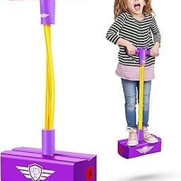 CUUGO LET'S GO! CG Foam Pogo Jumper for Kids, Toys for 3-12 Years Old Boys Girls Pogo Stick Outdoor Toys Gifts for 3-12 Year Old Boy Girl Fun Toys Christmas Birthday Gifts Stocking Stuffers（Purple）-picture-24