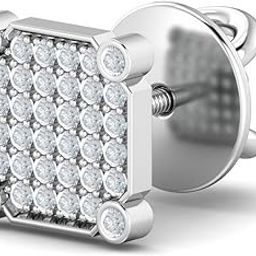 White Gold and Diamond Beale Stud Earrings-image-1