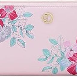 Shanaya Zip Around Wallet for Women| Large, Pink | Multiple Card Slots with Stylish Print | Perfect for Carrying Daily Essentials-image-7