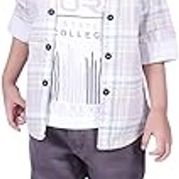 Kids Check Print Casual Multicolor Cotton Combo Set For Boys-image-13