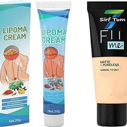Lipoma Removal Cream Whole Body Lipoma Lump Fat Removal-Fit Me Matte-Pore-less Liquid Tube Foundation Natural set 2-image-6