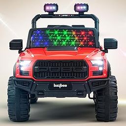 Goodluck Baybee Bronco Battery Operated Jeep for Kids, Ride on Toy Kid Car with RGB Windshield Light & Music | Electric Jeep Battery Cars | Baby Big Car for Kids to Drive (Bronco Red)-image-87