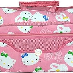 Trendy Dukaan™ Multipurpose Polyester Diaper/Mother Bag with Diaper Changing Flap (Pink)-picture-17