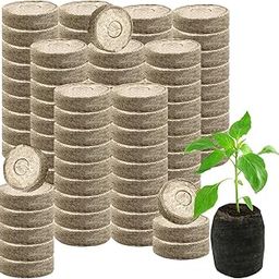 8pc 40mm Peat Pellet Fiber Soil Plant Seed Starters, Compressed Nutrient Seedling Pods Plugs, Fertilizer Block-image-4