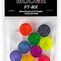MOOER Candy Footswitch Toppers Colorful Footswitch Toppers 10pcs 10 colors Mixed FT-MX-13