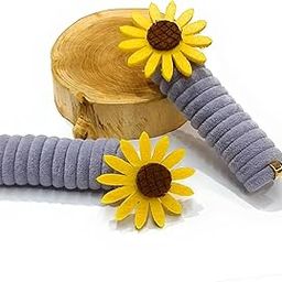 Velvety Telephone Line Spiral Hair Bands Women Girls Fashion Elastic Rubber Band Ponytail Hair Styling Tools. Pack Of 2-image-95