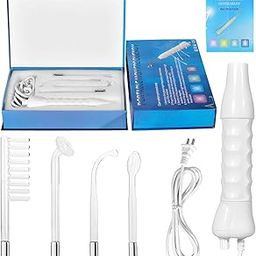 SBM MART || High Frequency Wand, Portable Handheld Electrode High Frequency Electrode Facial Wand for Skin Tightening, Wrinkles Remover, Acne Spot Reducing Puffy Eyes Dark Circles-47