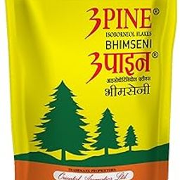 3 PINE Bhimseni Isoborneol Flakes 100g Pouch | Camphor for Pooja & Air Purification-image-26
