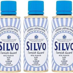 Silvo Tarnish Guard Silver Polish Liquid - 175 Ml Pack Of 3-image-14