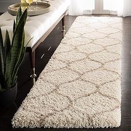 EKEFFY Modern Micro Fiber Rug/Carpet for Hall, Bedroom, Kichen, Kids Room, Baby Room Etc.Color-Ivory and Beige Size 2x4 feet-image-99