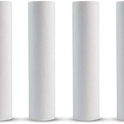 KRILAS 10 Inch High Density Spun Pre-Filter (5 Micron PP Spun) Cartridge Compatible for 10 Inch Pre-Filter Housing of All Water Purifier | Pack of 4 Spun-image-62
