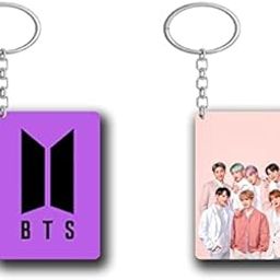 BTS Army Logo Rectangle Shape KeyChain BTS V | BT 21 Keychain | BTS Merch | BTS Keyring-43