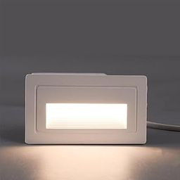 6 Watt LED Foot Light Warm White Step Corner Stair Wall Lamp Indoor Outdoor Lighting (13.5X9X5 CM) (10)-picture-29