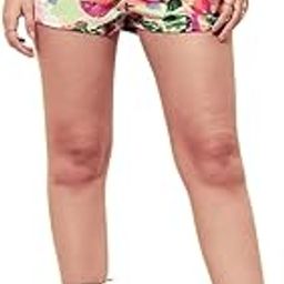 berrylush Women Floral Printed Elastic High-Rise Waist Summer Shorts-picture-32