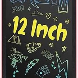 LCD Writing Tablet Reusable E-Note Pad Graphic Drawing Best Birthday Gift for Kids Boys Girls - Multicolor (12-inch)-29