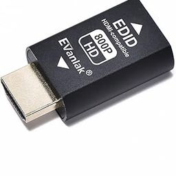 Hdmi Edid Emulator Passthrough Dongle (3rd Generrtion Aluminum) Eliminated Emulator Adapter Edid Emulator Work with Mac Thunderbolt to HDMI Switches/Extender/AV Receiver/Video Splitt-picture-16
