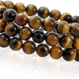 Gift D'vine Natural Gemstones Reiki Crystal Semi Precious Crystal Beads Combo Layered Bracelets for Men and Women-9