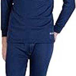 Winter wear Men's Thermal Top and Bottom wear Set with High Neck and Long Sleeve-image-127
