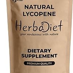 Herbadiet Natural Lycopene Powder|25 Gram|10% Tomato Extract Supplement|Rich In Antioxidant, Natually Occuring Cartenoid-21