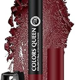 Colors Queen Color It All Long Lasting Crayon Lipstick | Up to 18 Hours Stay| Creamy Matte Finish | Waterproof & Light Weight| Smudge Proof & Non-Transferable | Lipstick for Women (Rich Maroon,3.5g)-image-7