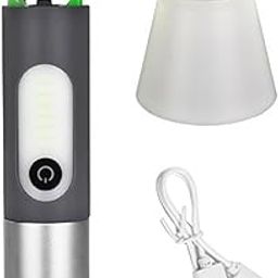 LOOM TREE® Handheld Torch Lights 4Modes Tent Flash Lights Portable Flashlights Keychain 3.3X3.3X14Cm | Outdoor Sports | Camping & Hiking | Flashlights Lanterns & Lights | Flashlights-24