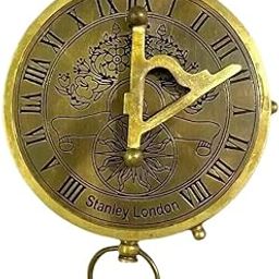 generic Handcrafted Antique Nautical Brass Sundial Compass - Vintage Hiking Camping Functional Magnetic Compass | Timeless Nautical Adventure Gear for Outdoor Enthusiasts (3-inch)-picture-47