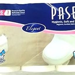 Paseo Luxury Superior 3 ply Toilet Roll Paper Tissue - 3ply - 300 sheets - 6 Rolls-25