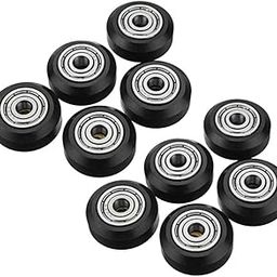 ATORSE 10Pcs Pom Material Big Pulley Wheel with Bearings for V-Slot 3D Printer Part-21