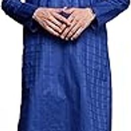 manyavar Men's Self Design Chequered Kurta Set (2pcs)-picture-15