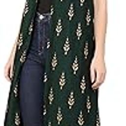 Floral Printed Cotton Blend Kimono Women Long Shrug Outerwear-20