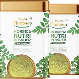 Madbero Moringa Powder 200g (Pack of 2) | Pure Moringa Leaf from Miracle Tree | No Refined Sugar or Preservatives | Ready-to-Mix Superfood | Vegan, Gluten-Free, Plant-Based Wellness-image-78