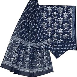 Dress Material Unstitched Women Salvar Dupatta Cotton Suit printed 13-picture-32
