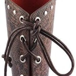 ATORSE 3xPunk Rock Gothic Leather Wrist Bracer Guards Arm Protector Wristband Coffee-image-57