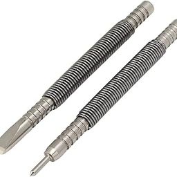 2 Pcs Punch and Chisel Set, Hammerless Cold Chisel and Hinge Pin Punch Set Spring Nail Set Spring Tools Force Door Pin Removal Tool-image-58