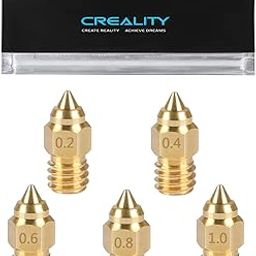 LANKEGU 20PCS Brass Nozzles Kit for Ender 3 S1, 3D Printer 8PCS 0.4mm and 3PCS 0.2mm, 0.6mm, 0.8mm, 1.0mm Nozzles Kit for Ender 3/Pro/V2/Max/Neo, Ender5/Pro/Plus, Ender 6, CR-10 Series-2