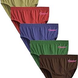 CUPATEX Women Panties(Wow_01_ 9-10 Years_Multicoloured_Pack of 5)-image-8