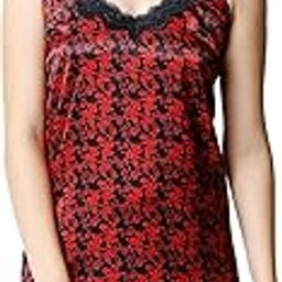 Night Dress for Womens Satin Short Nighty Night Gown 9167-image-47
