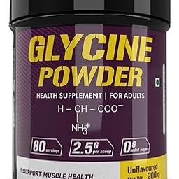 HealthyHey Sports Glycine Powder - Amino Acid Supplement - Support Muscle Health - 200 gram - 80 Servings-19