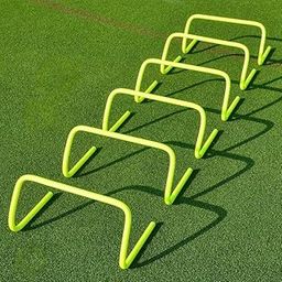 navrang Sports Speed Training and Practice Hurdle Track and Fields 6 inch for Unisex Adult Yellow Color Pack of (6 Pices)-picture-22