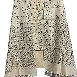 HAIDER ALI Handloom Cotton Silk Screen Print Unstitched Suit Set for Women with Dupatta | Salwar Suit Dress Material for Women & Girls_01-picture-9