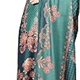 Women's Digital Print Muslin Multicolor Pakistani Style Stitched Kurta Palazzo With Dupatta | Party Festival Kurta Set | Kurta Set For Women | Suit Set-image-51