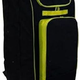 Glow Wings Heavy Duty Foam Padded Black And YEllow Shade Pro Cricket Kit Bag-image-49