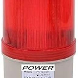 Hanutech Multivolt Industrial AC/DC Red LED Rotating Warning Light Signal Tower Lamp 90db-picture-15
