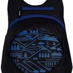 16 L Backpack Backpack 1020 For College School Travel Office Men & Women (Black, Blue)-image-0