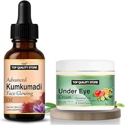 Kumkumadi Face Glowing Oil and Under Eye Cream-image-7