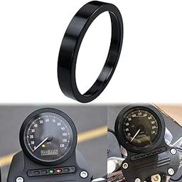 HDBUBALUS Black Speedometer Trim Ring fit for Harley Sporster 883 1200 Dyna Street Bob Low Rider Models-picture-12