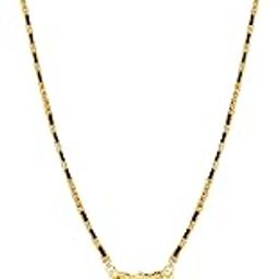 Women gold plated Stylish Mangalsutra chain (NL_HAR-BIG TORAN 2 LINE TORAN BELT_10020)-image-76