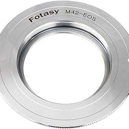 Fotasy CAM42 M42 42mm Screw Mount Lens to Canon EOS EF Mount Digital Camera Adapter Ring-27
