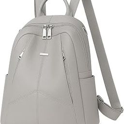 Anti-Theft Cross Leather Backpack & Purse for Women | Shoulder Bag for Women and Girls | College Bag for Girls | Multipurpose Travel Bag | Durable | Convertible-image-94